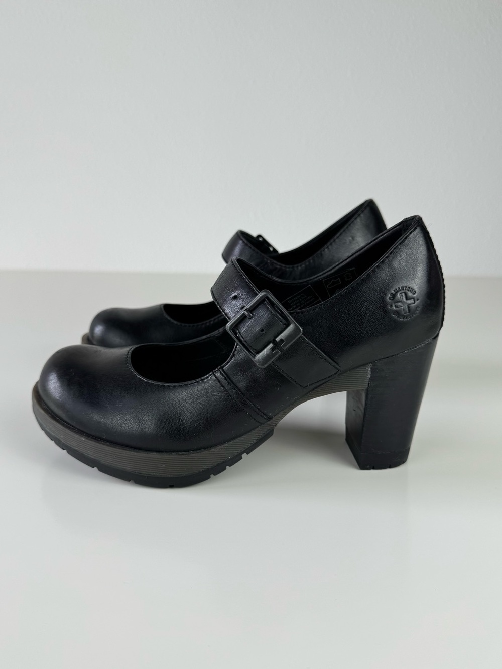 Dr. Martens Marlena Classic Diva Collection Mary Jane’s Heels Black Size 8